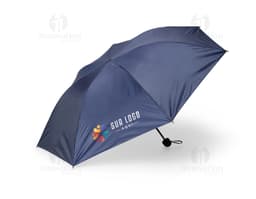 Manual nylon vinyl umbrella with a modern design in colorful and vibrant tones. The steel frame provides protection against