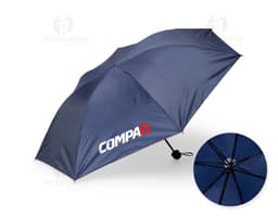Manual nylon vinyl umbrella with a modern design in colorful and vibrant tones. The steel frame provides protection against