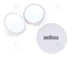 Espelho Plástico Brilhante e Colorido para Personalização - Decorativo, redondo e moderno, este espelho plástico reflete