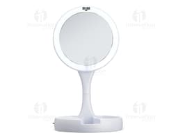 Espelho dobrável com LED recarregável - Com design moderno e prático, este espelho é perfeito para te acompanhar no dia a