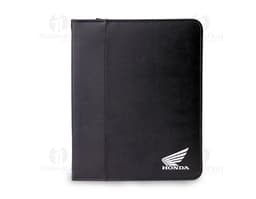 Pasta de couro sintético para guardar seu notebook e documentos com estilo. Ideal para manter suas finanças e informações