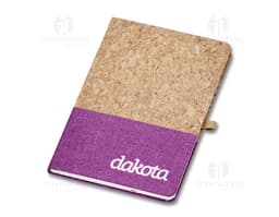 Caderneta A5 de Cortiça - Ideal para anotações de negócios e compromissos. Com capa em cortiça, essa caderneta é perfeita