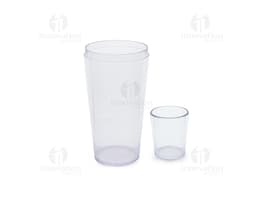 Acrylic shaker 565ml: ensure practicality and quality when preparing your favorite drinks. With a clean design and ideal