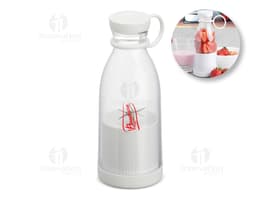 Garrafa com misturador 380ml - Ideal para preparar as suas bebidas favoritas com praticidade e estilo. Feita em plástico