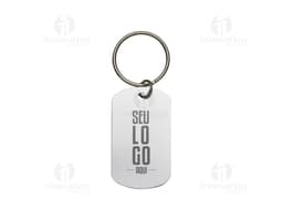 Metal tag keychain: the perfect accessory to add a touch of elegance and security to your daily life. Ideal for gifting