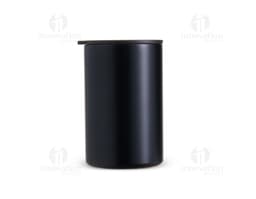 Caneca inox de parede dupla com capacidade de 350ml, ideal para manter a temperatura de bebidas.