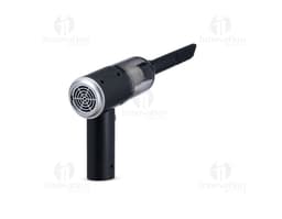 Aspirador de Pó Compacto 3 em 1: Imagem do produto vista de frente, na cor vermelha, com design moderno e prático.
