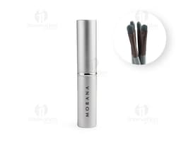 Kit Pincel 5 Peças, composto por cinco pincéis de diferentes tamanhos e formatos. Pincéis de cerdas macias e cabo ergonômico.