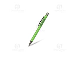 Caneta Metálica 1.0mm em cores vivas e vibrantes sobre um fundo branco. O design moderno e elegante do instrumento de escrita