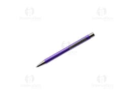 Caneta Metálica 1.0mm em cores vivas e vibrantes sobre um fundo branco. O design moderno e elegante do instrumento de escrita