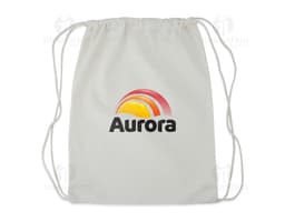 Mochila Saco em Algodão com design moderno e textura de tecido. Ideal para compras, presentes ou para transportar objetos. A