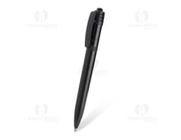 Colorful plastic pen on a white background.