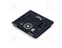 Suporte metálico para celular com rotação de 360º.