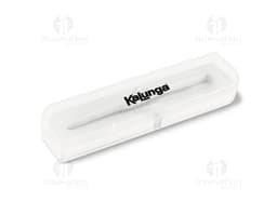 Caja de almacenamiento para pen drive negra, con capacidad para guardar hasta 10 unidades.
