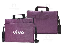 Pasta para notebook de 15,6 polegadas feita de poliéster preto, com alças de couro, fecho de zíper, elegante e moderna. Ideal