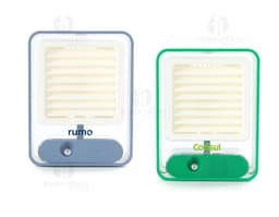 Climatizador portátil recarregável com design digital em 3D, equipamento de tecnologia elétrica que funciona como um