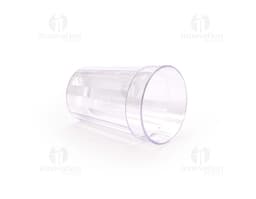 Copo plástico transparente de 190ml.