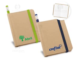 VILAÇA A7 notebook with a hard cover made of paper with 140 blank pages