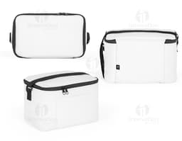CANCUN Cooler Bolsa térmica em poliéster reciclado 600D com interior forrado em PEVA 7 L