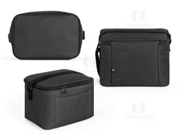 CANCUN Cooler Bolsa térmica em poliéster reciclado 600D com interior forrado em PEVA 7 L