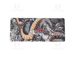 Polyester desk pad for desk protection.