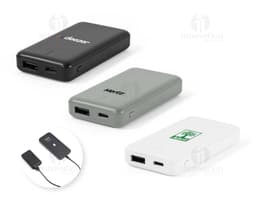 SHERYL Batería portátil en ABS 100 reciclado y capacidad de 4000 mAh