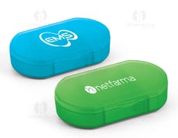 Porta Comprimidos Plástico - Organize seus medicamentos com praticidade e estilo. Compartimentos individuais para facilitar o