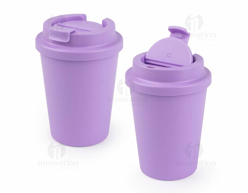 Kit com 6 porta copos em cores variadas.