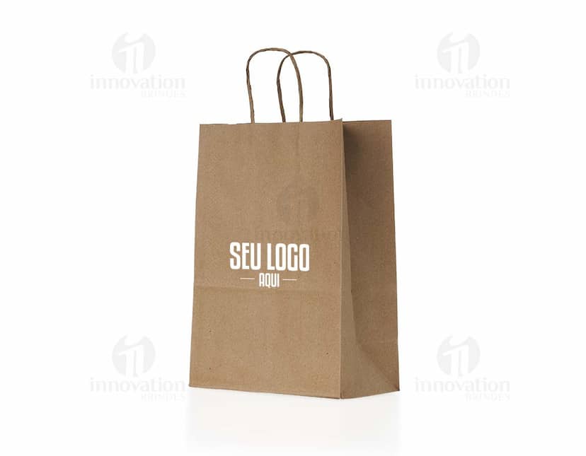 SACOLA 270 x 350 mm em fundo branco.