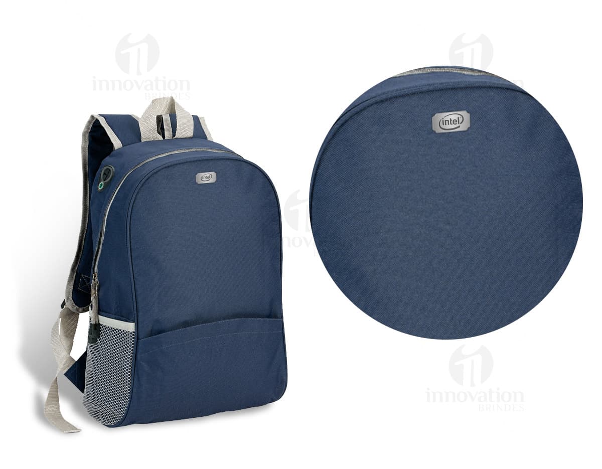 Mochila de algodão canvas 15.6 polegadas em cores neutras e design minimalista.