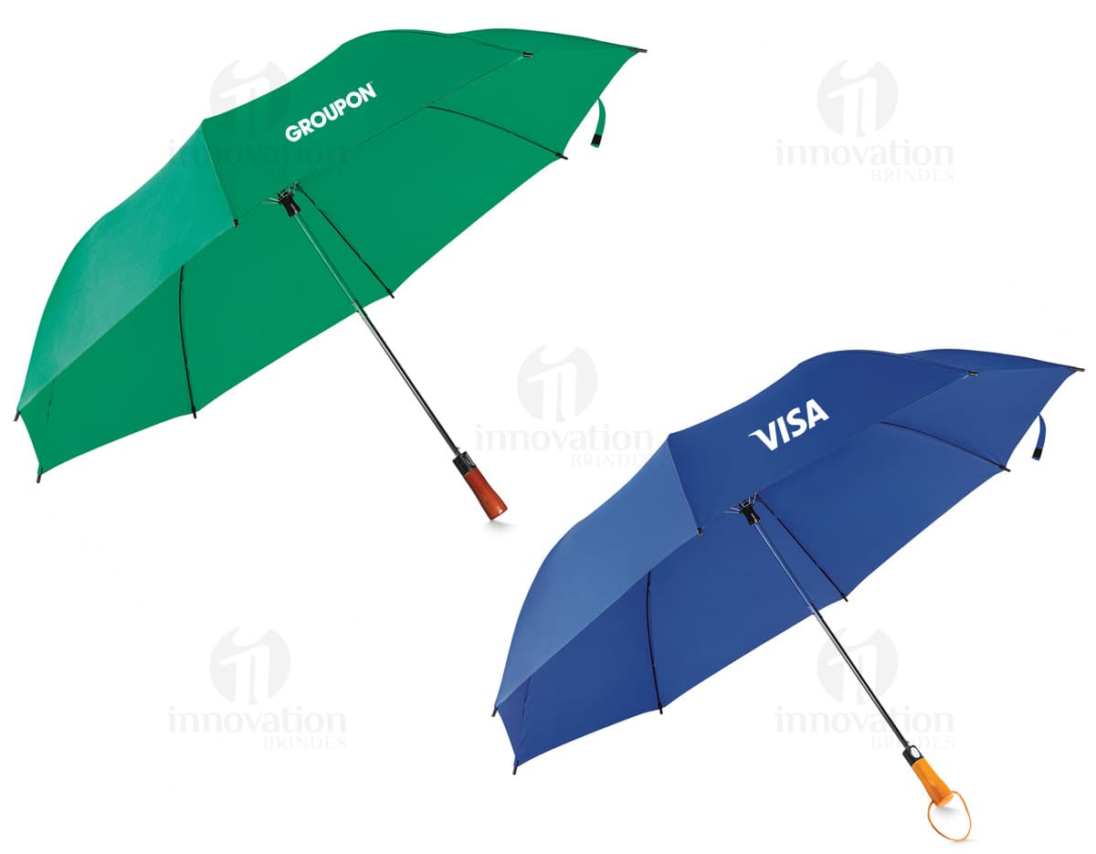 Guarda-chuva Fibra de Vidro 1040 mm EVA em cores variadas, com design resistente e durável.