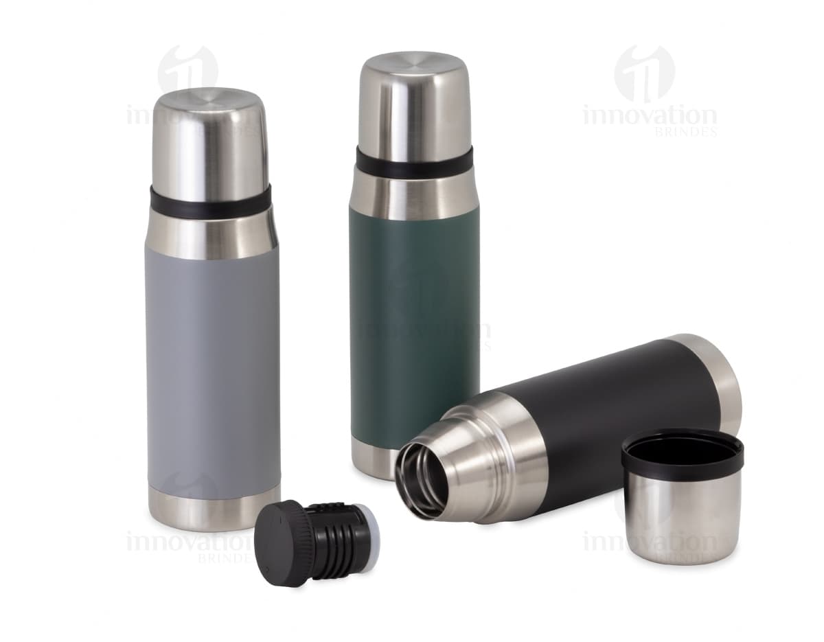 Garrafa térmica de 500ml em aço inoxidável 304.