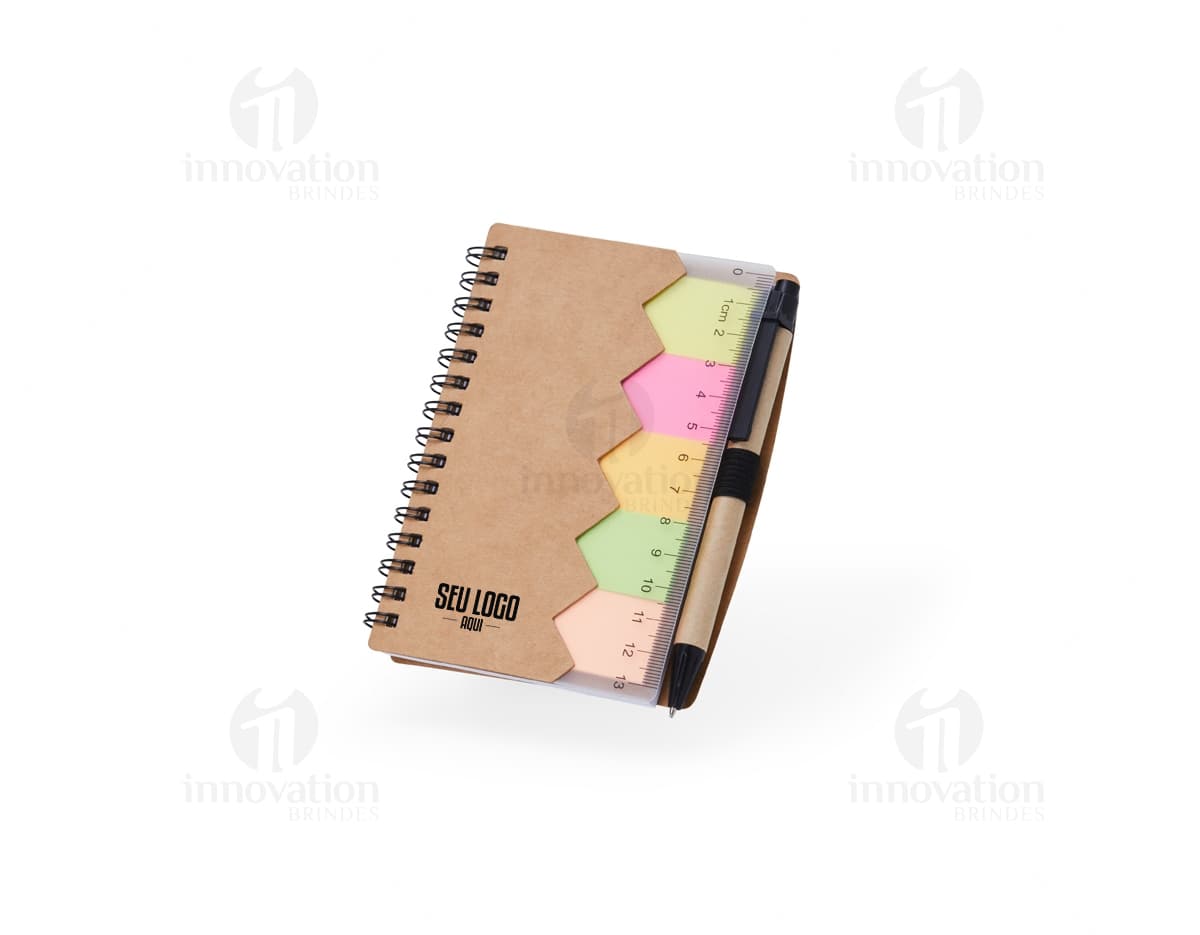 Bloco de anotações 13x10 para organização no escritório ou na escola. Perfeito para escrever lembretes e mensagens. Ideal para estudos, reuniões e finanças. Adquira já o seu!