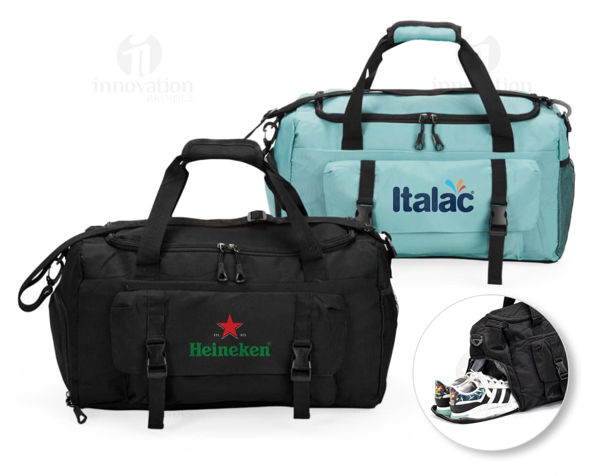 Kit com 6 porta copos em tons de azul e branco, com estampas de listras e formas geométricas.