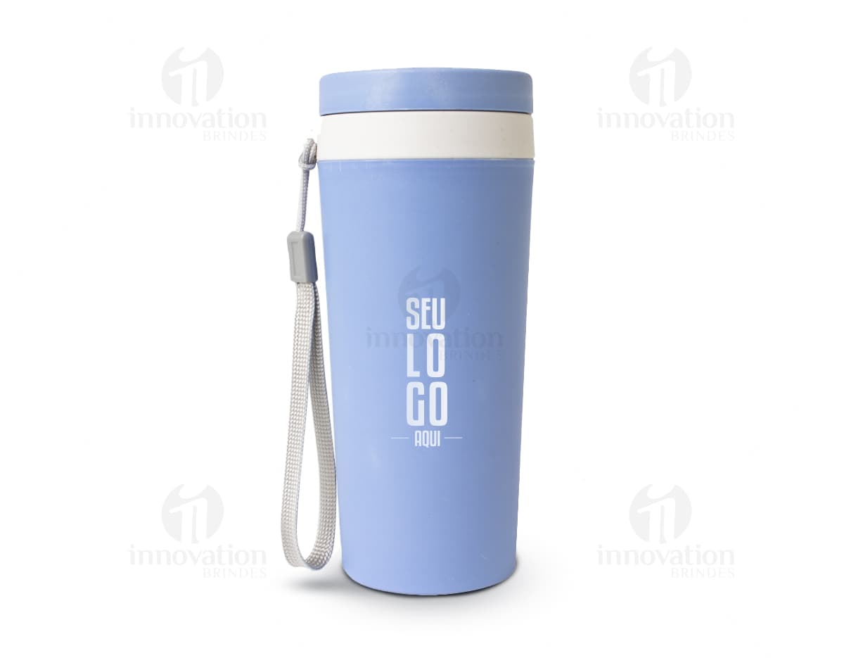 Copo de fibra de bambu 350ml - Recipiente saudável e sustentável para o seu dia a dia. Feito de material reciclável e ecologicamente correto. Ideal para armazenar líquidos e manter a sua saúde em dia. Aproveite a tecnologia e praticidade desse copo de bambu.