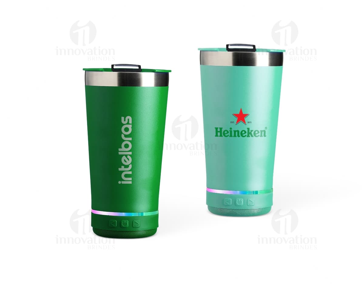 Kit com 6 porta copos em cores variadas.