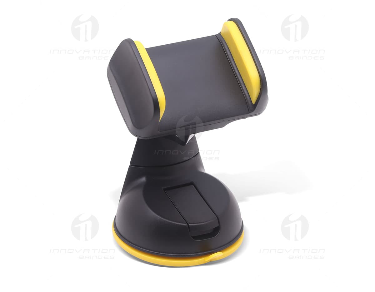 Suporte veicular magnético efficiente com design moderno e prático para fixação de smartphones no painel do carro. Suporte veicular magnético efficiente com design moderno e prático para fixação de smartphones no painel do carro.