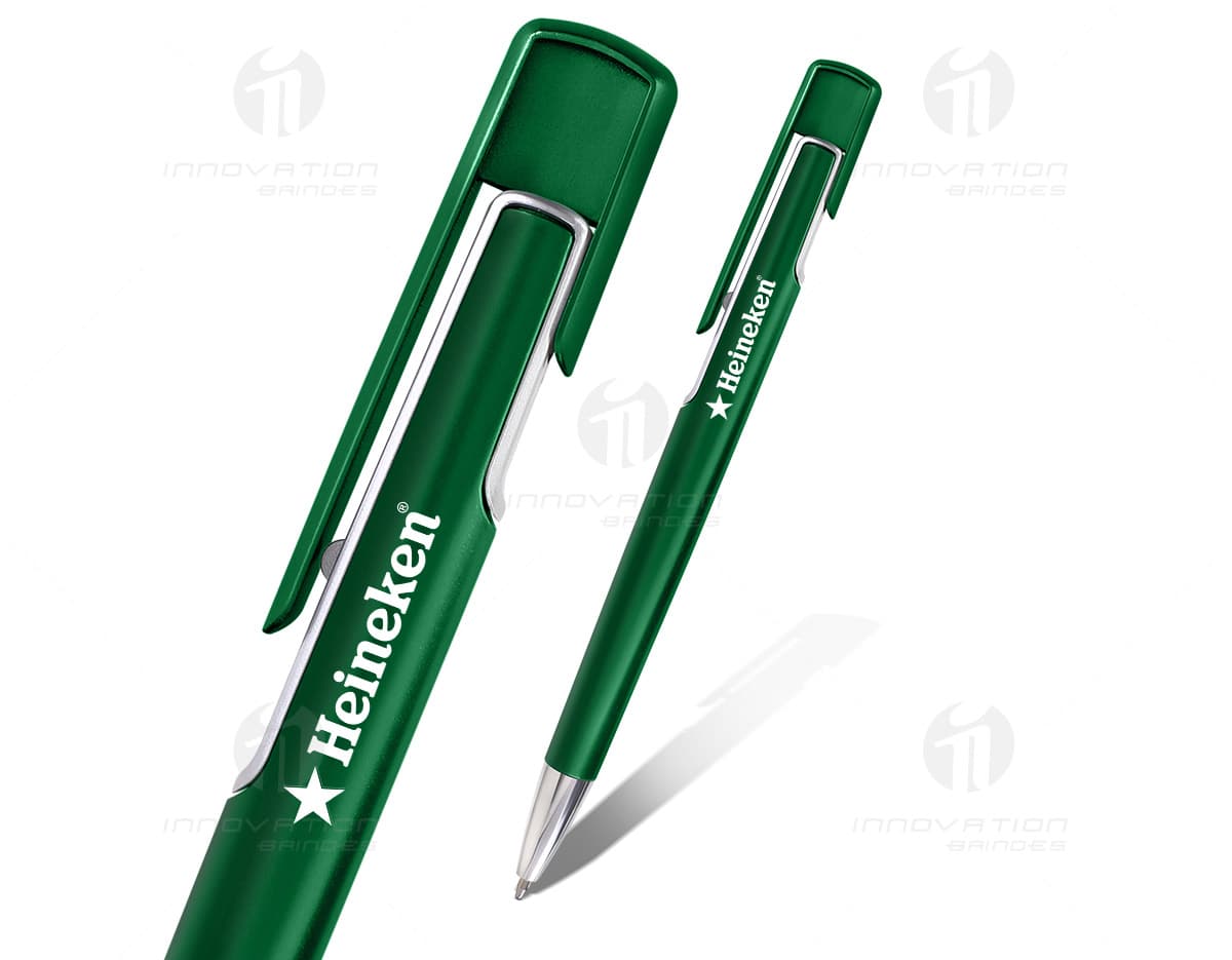 Caneta Click Plástico com design inovador. Caneta Click Plástico com design inovador.