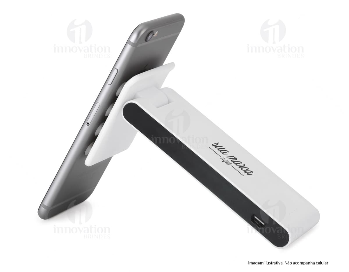:
Power bank ABS ventosas 4000mAh em destaque, na cor preta e com detalhes em cinza. O produto possui quatro ventosas na parte traseira para fixação em superfícies lisas. :
Power bank ABS ventosas 4000mAh em destaque, na cor preta e com detalhes em cinza. O produto possui quatro ventosas na parte traseira para fixação em superfícies lisas.