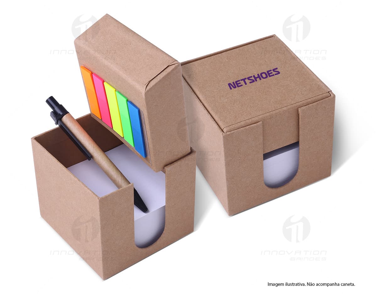 Bloco de anotações autoadesivo dobrável em tons de azul e rosa, com diversas folhas adesivas destacáveis e uma capa flexível. Bloco de anotações autoadesivo dobrável em tons de azul e rosa, com diversas folhas adesivas destacáveis e uma capa flexível.