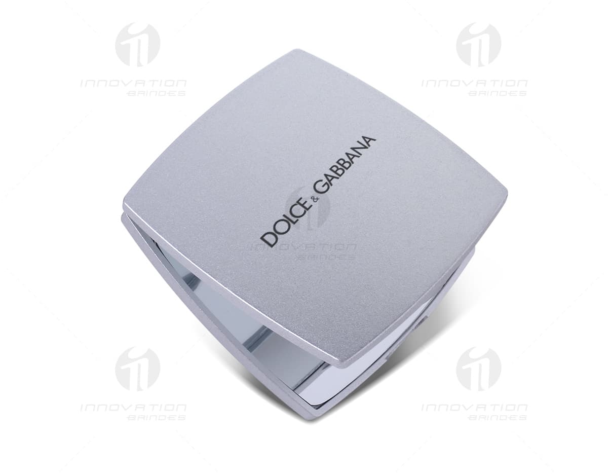 Espelho plástico duplo sem aumento. Espelho plástico duplo sem aumento.