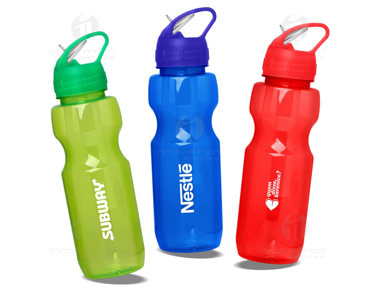 Squeeze de alumínio fosco com capacidade de 750ml e alça. Squeeze de alumínio fosco com capacidade de 750ml e alça.