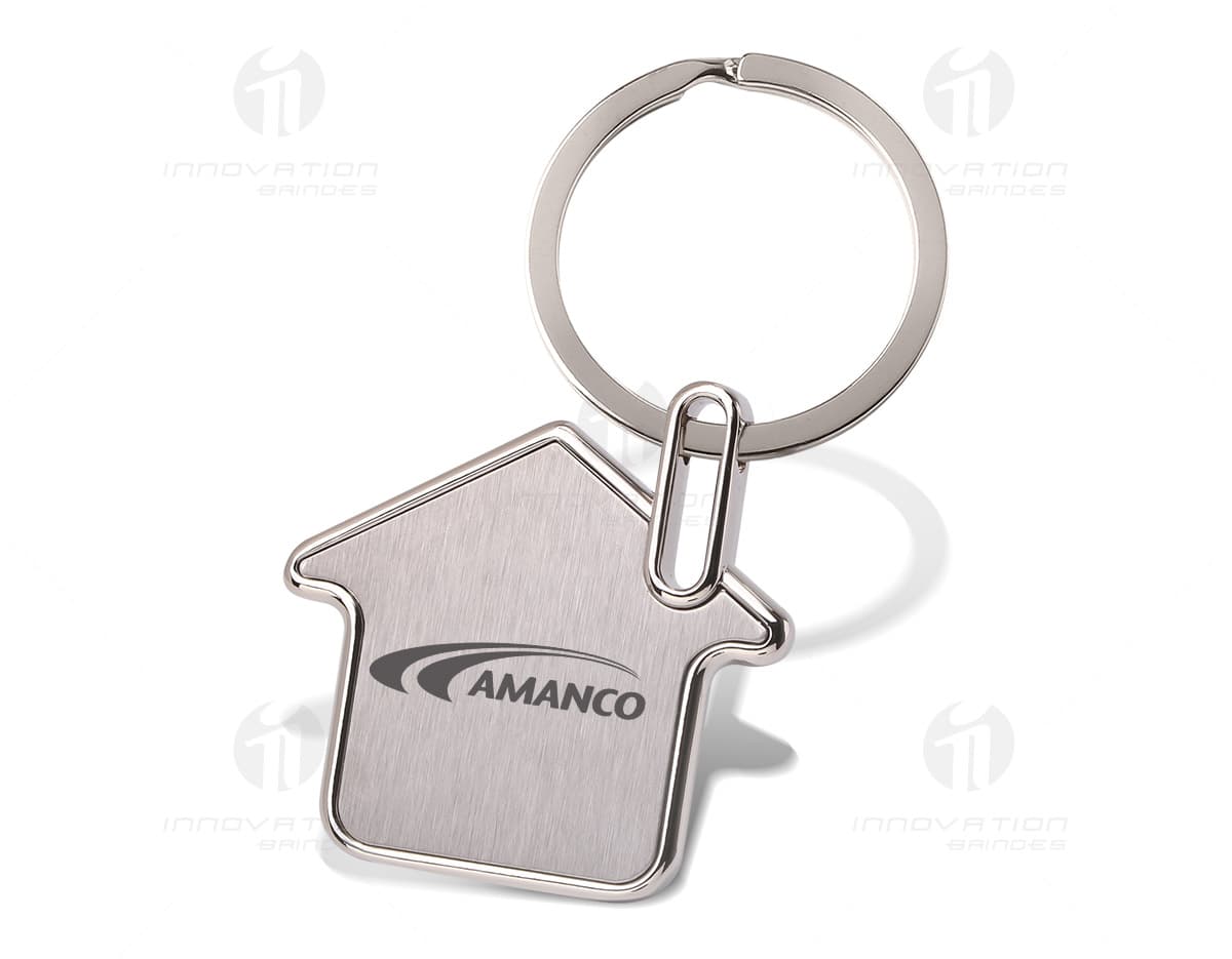 Chaveiro Casa Metal Brilhante Chapa Inox, um chaveiro em formato de casa feito de metal brilhante e chapa de inox. Chaveiro Casa Metal Brilhante Chapa Inox, um chaveiro em formato de casa feito de metal brilhante e chapa de inox.