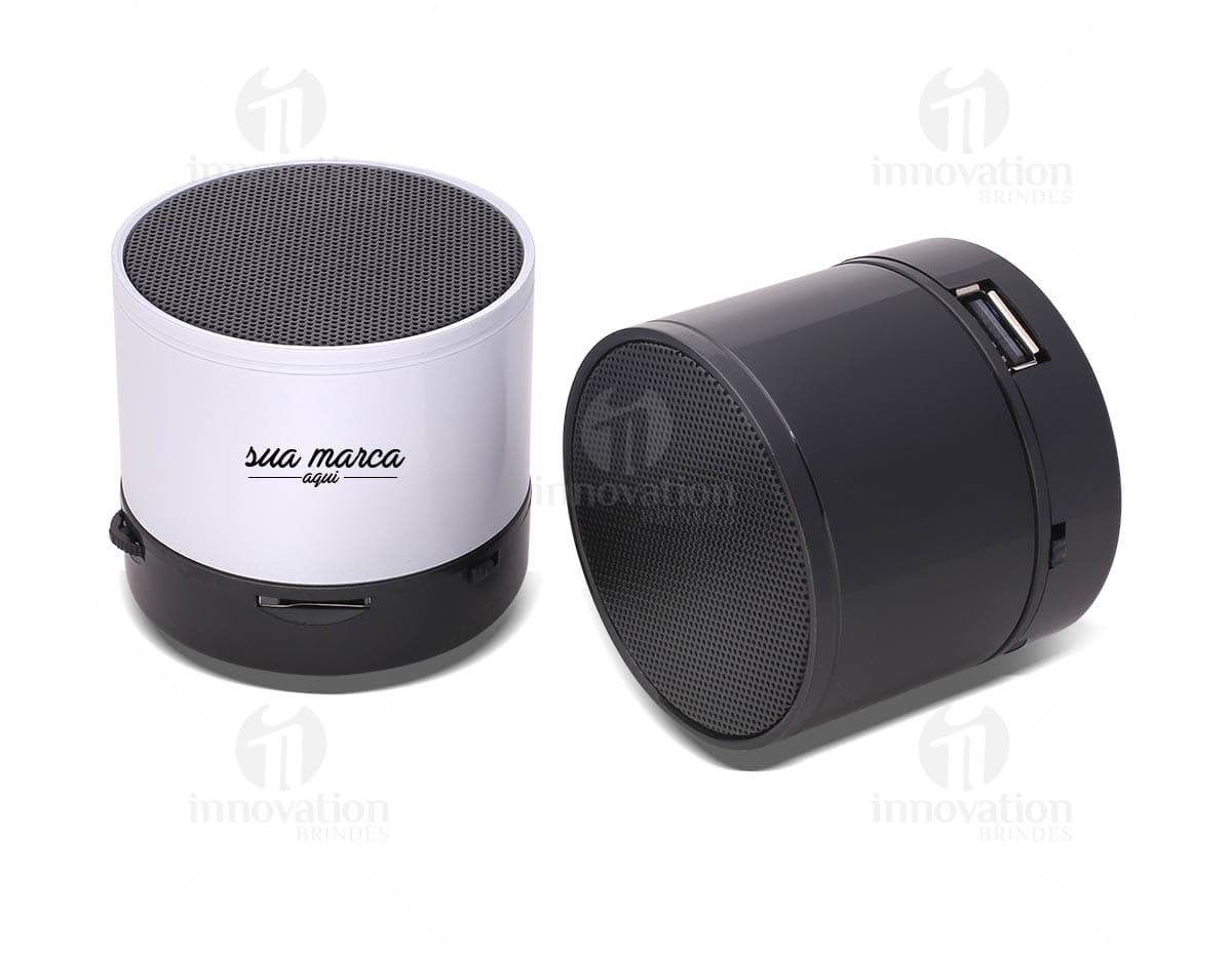 Caixa de som com microfone em alumínio, ideal para uso em palestras e apresentações. Caixa de som com microfone em alumínio, ideal para uso em palestras e apresentações.