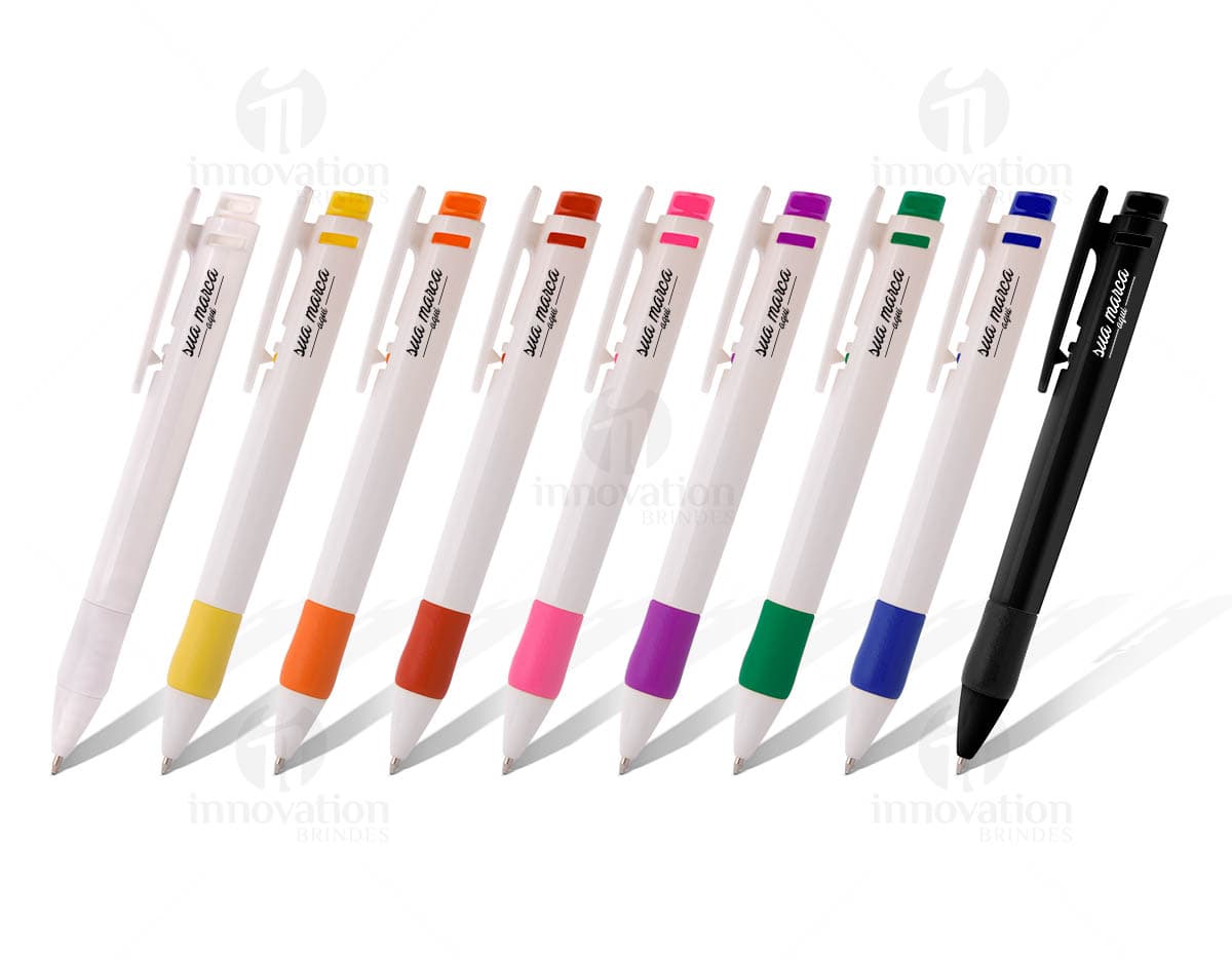 Caneta esferográfica de plástico azul. Caneta esferográfica de plástico azul.