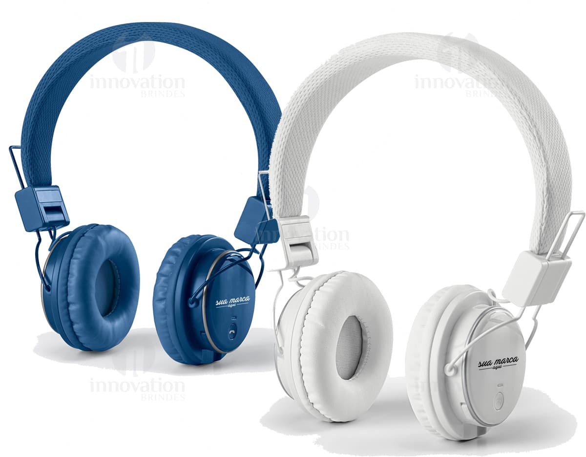 Fone de ouvido com conectividade bluetooth e leitor de cartões TF. Fone de ouvido com conectividade bluetooth e leitor de cartões TF.