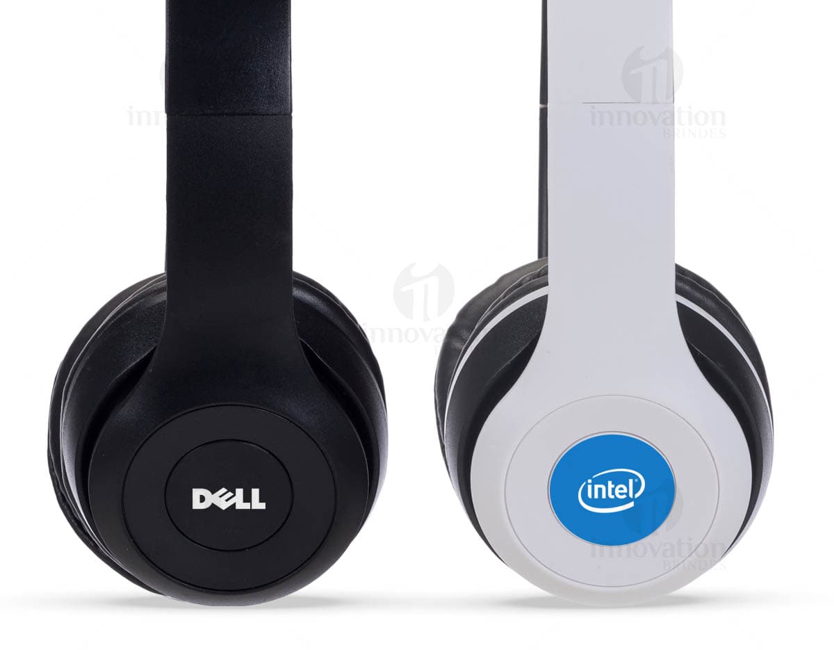 Fone de ouvido bluetooth ajustável em ABS. Fone de ouvido bluetooth ajustável em ABS.