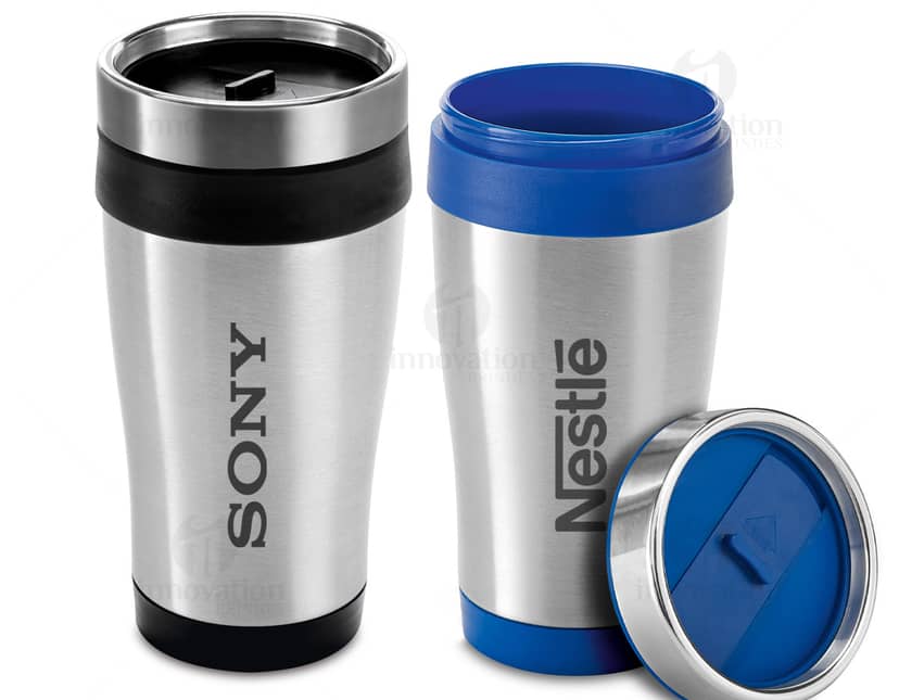 Copo para viagem em aço inox 420ml, perfeito para manter suas bebidas quentes ou geladas por mais tempo. Com design moderno, alça para transporte e tampa para evitar vazamentos. Ideal para levar onde quer que você vá! Garanta já o seu.