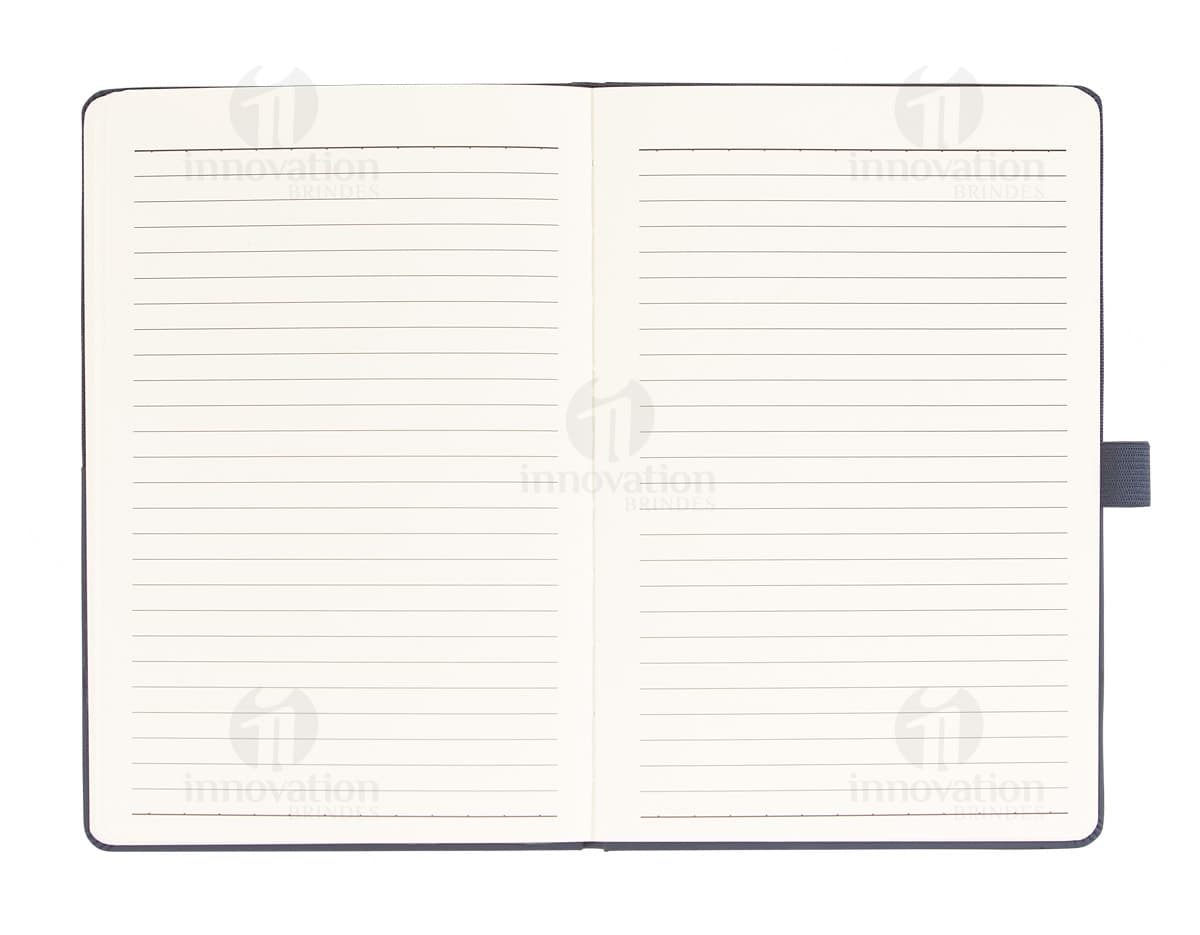 Bloco de anotações de 21,3x14,3 cm em fundo branco. Bloco de anotações de 21,3x14,3 cm em fundo branco.