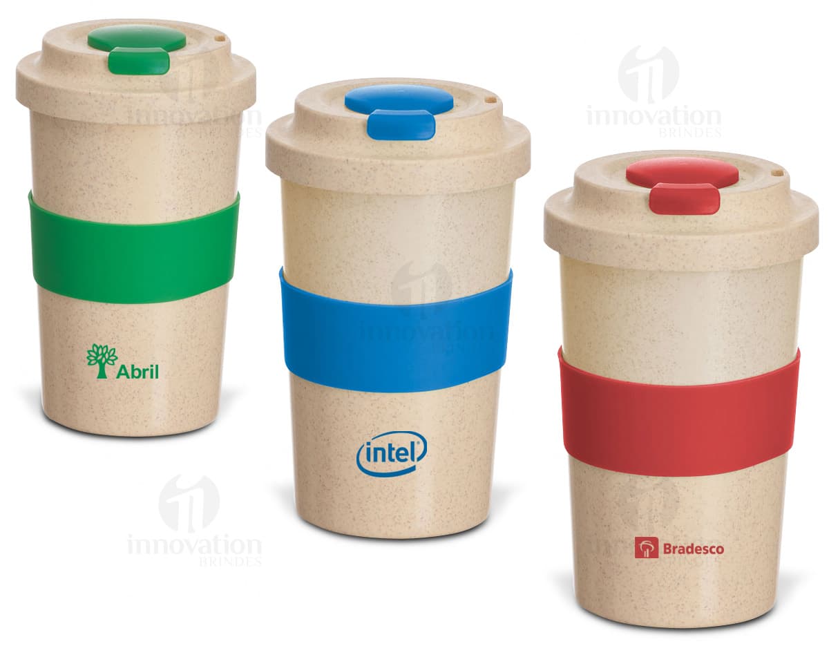 Kit com 6 porta copos em cores diversas. Kit com 6 porta copos em cores diversas.